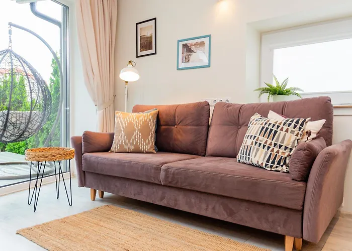 Apartmán Zalia Kopa Apartamentai Salia Juros *